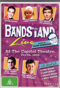 Cat. No. DVD 1216: VARIOUS ARTISTS ~ BANDSTAND LIVE AT THE CAPITOL THEATRE, PERTH, 1965. UMBRELLA DAVID2977.