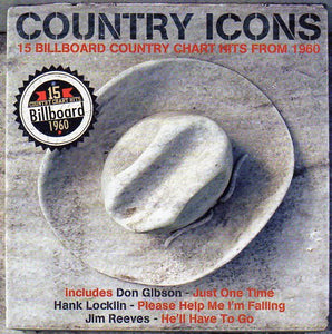 Cat. No. 2028: VARIOUS ARTISTS ~ COUNTRY ICONS. PLAY 24-7 PLAY 118-8.