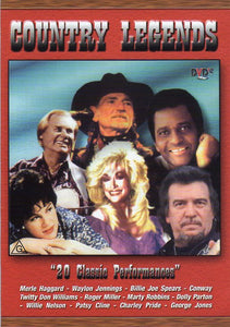 Cat. No. DVD 1398: VARIOUS ARTISTS ~ COUNTRY LEGENDS. DVD'Z 7321066.