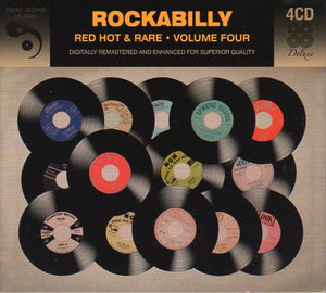 Cat. No. 2576: VARIOUS ARTISTS ~ ROCKABILLY RED HOT & RARE. VOL. 4. REAL GONE MUSIC RGMCD304. (IMPORT).