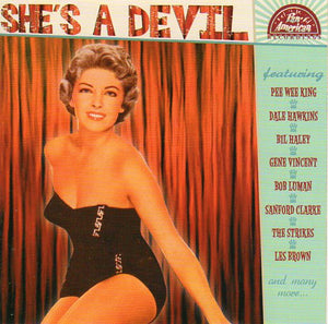 Cat. No. 1750: VARIOUS ARTISTS ~ SHE'S A DEVIL. PAN-AMERICAN RECORDS P-A-R 1956016. (IMPORT).