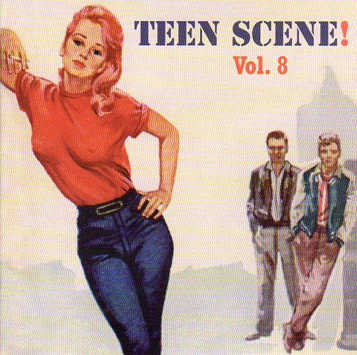 Cat. No. DJ-CD 55120: VARIOUS ARTISTS ~ TEEN SCENE! VOL. 8. DEE JAY JAMBOREE DJ-CD 55120. (IMPORT).