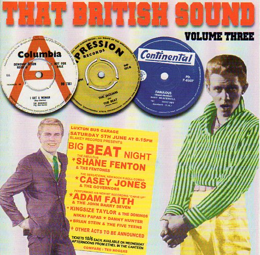 Cat. No. 1916: VARIOUS ARTISTS ~ THAT BRITISH SOUND VOL. 3. BLAKEY RECORDS BLCD 902. (IMPORT).
