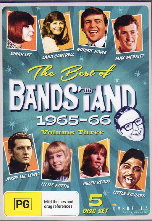 Cat. No. DVD 1209: VARIOUS ARTISTS ~ THE BEST OF BANDSTAND. VOL. 3: 1965-66. UMBRELLA DAVID 2976.