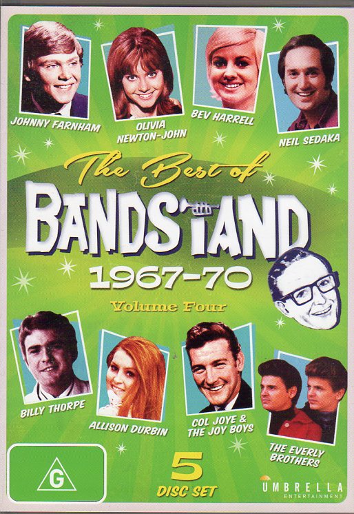 Cat. No. DVD 1210: VARIOUS ARTISTS ~ THE BEST OF BANDSTAND. VOL. 4: 1967-70. UMBRELLA DAVID 2988.