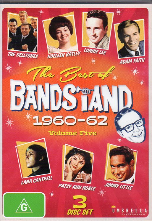 Cat. No. DVD 1211: VARIOUS ARTISTS ~ THE BEST OF BANDSTAND. VOL. 5: 1960-62. UMBRELLA DAVID 3175.