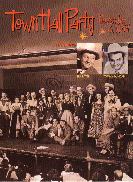 Cat. No. BVD 20027: VARIOUS ARTISTS ~ TOWN HALL PARTY. NOVEMBER 6, 1954. BEAR FAMILY BVD 20027. (IMPORT).
