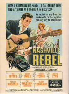 Cat. No. BVD 20103: WAYLON JENNINGS ~ NASHVILLE REBEL. BEAR FAMILY BVD 20103. (IMPORT).