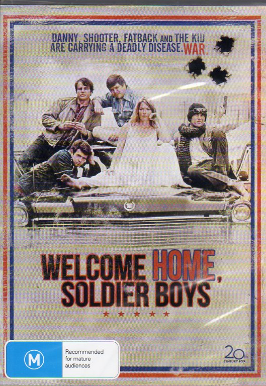 Cat. No. DVDM 1743: WELCOME HOME, SOLDIER BOYS ~ JON DON BAKER / ALAN VINT / PAUL KOSLO / ELLIOTT STREET. 20TH CENTURY FOX / BOUNTY BF242.