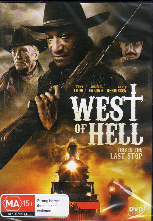 Cat. No. DVDM 1787: WEST OF HELL - THIS IS THE LAST STOP ~ TONY TODD / MICHAEL EKLUND / LANCE HENRIKSEN / JENNIFER LAPORTE. JIGSAW J3174.