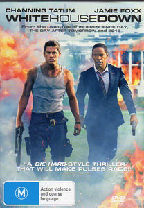 Cat. No. DVDM 1269: WHITEHOUSE DOWN ~ CHANNING TATUM / JAMIE FOXX. COLUMBIA / SONY DB0565.