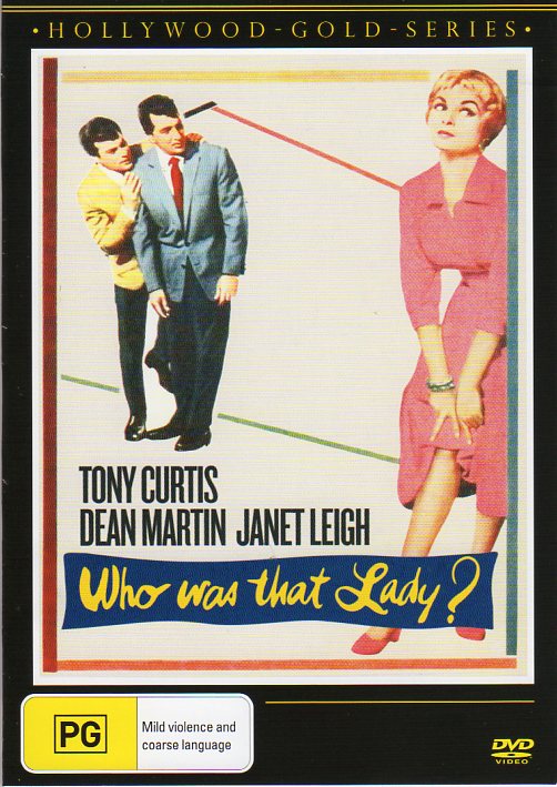 Cat. No. DVDM 1700: WHO WAS THAT LADY? ~ TONY CURTIS / DEAN MARTIN / JANET LEIGH. COLUMBIA / SHOCK KAL5080.