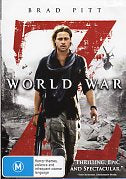 Cat. No. DVDM 1137: WORLD WAR Z ~ BRAD PITT. PARAMOUNT DVD 9246.